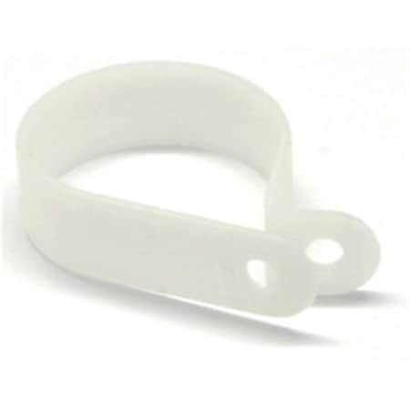 Cable Wholesale Cable Clamp, Nylon, 1/2 in Bundle Dia., White, 20.60 mm L, 100 PK 30CV-31100